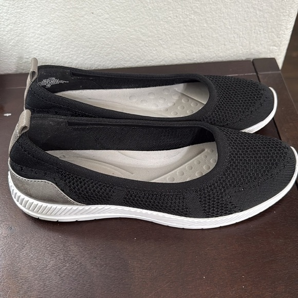 Easy Spirit Womens Glitz 2 Black Knit Slip On Walking Shoes Sneaker size 10W - Picture 3 of 6